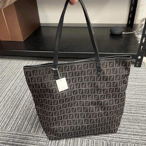 Fendi FF print tote bag - women - Leather/Nylon